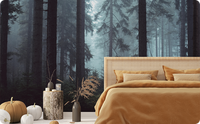 Fixed size：Forest Wind And Frost Wallpaper Mural