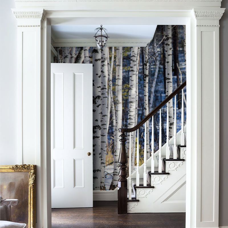 Forest Blue Wallpaper Mural