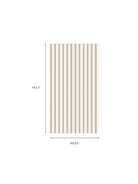 Children's room Farm Goose Wall Decal Set with Striped Wall Panels Peel & Stick Nursery Decor