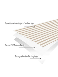 Children's room Farm Goose Wall Decal Set with Striped Wall Panels Peel & Stick Nursery Decor