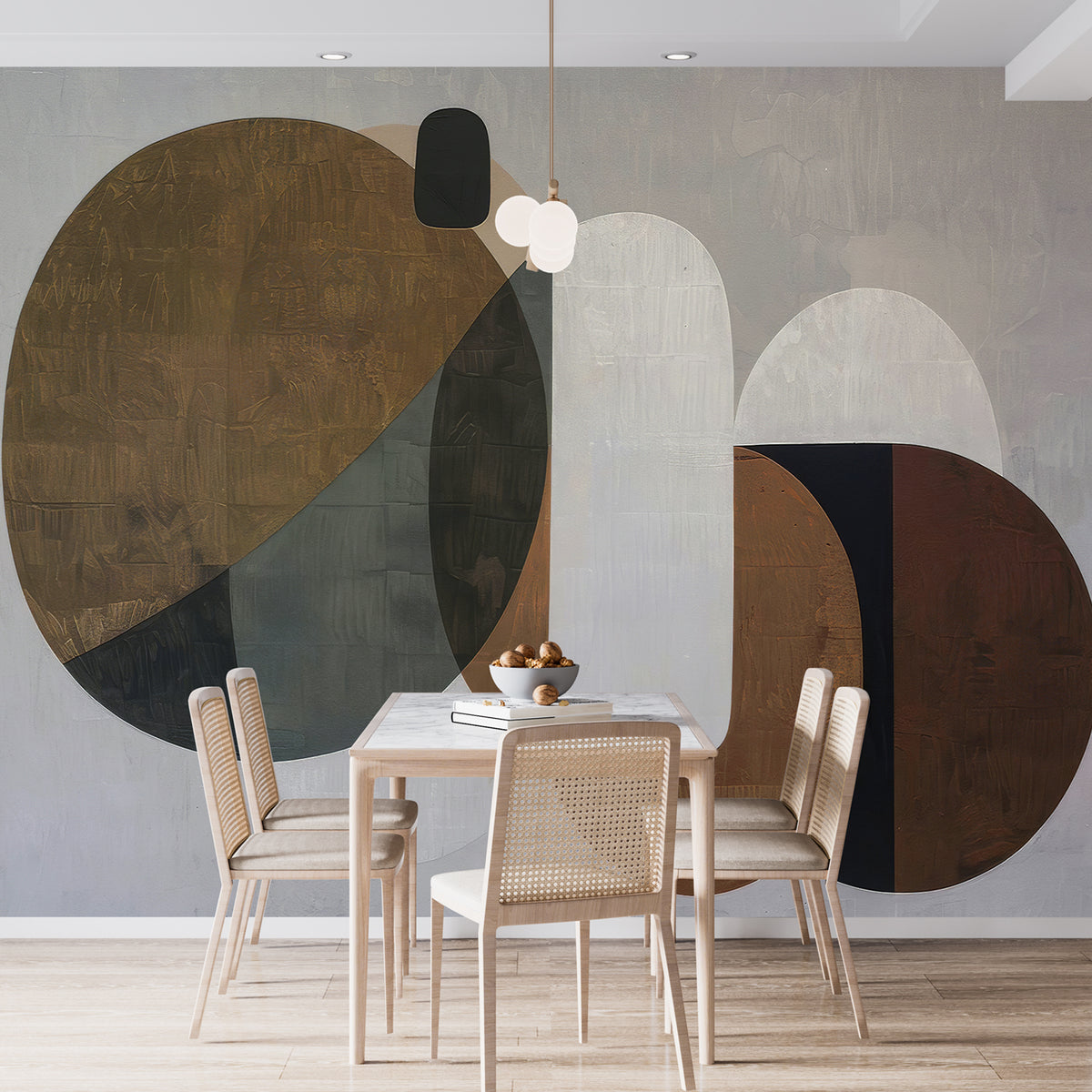 AbstractPeelandStickWallMural-FractalDreamonamodernlivingroomaccentwall
