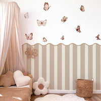 Whimsical Butterfly Wall Decals 4-Piece Set for Gentle Room Décor
