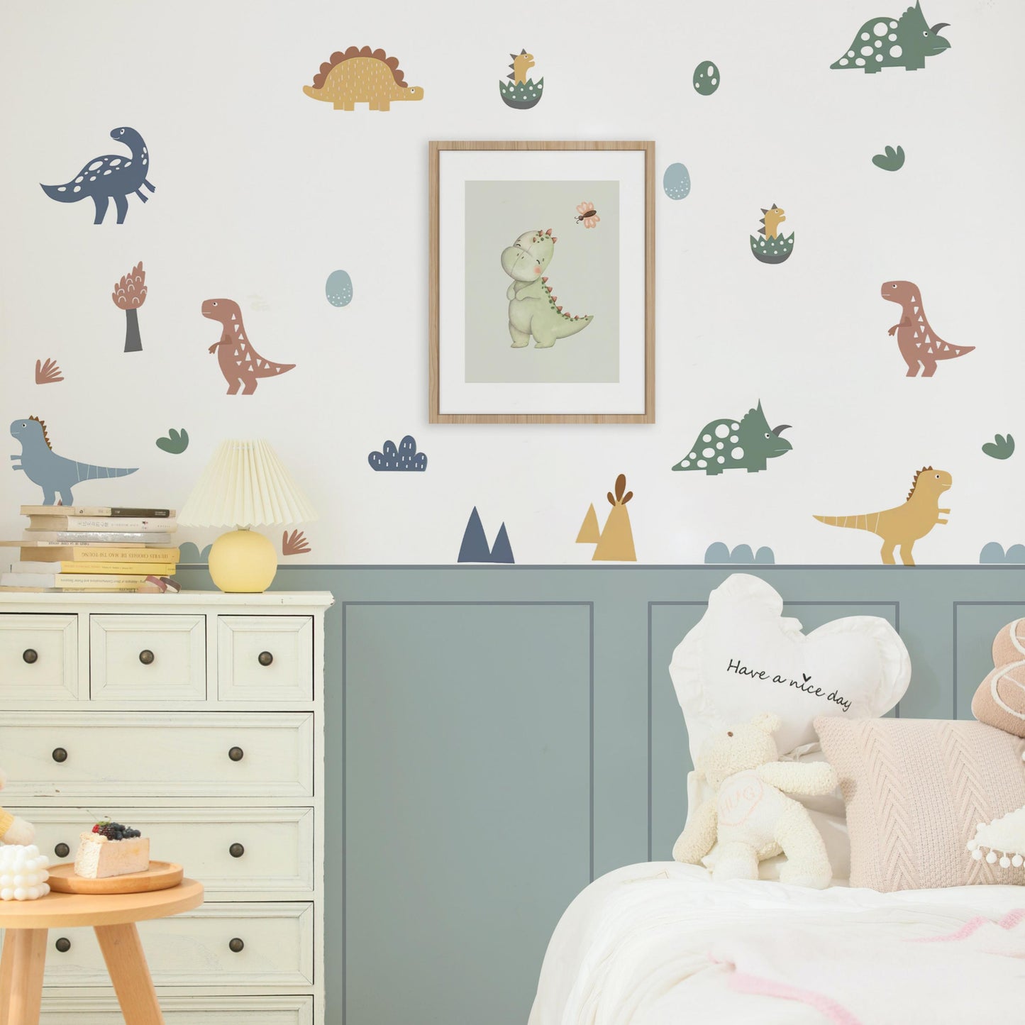 Dinosaur Adventure Wall Decals 4-Piece Set for Playful Room Décor