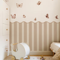 Whimsical Butterfly Wall Decals 4-Piece Set for Gentle Room Décor