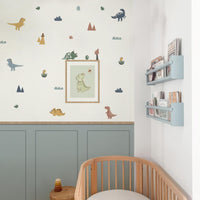 Dinosaur Adventure Wall Decals 4-Piece Set for Playful Room Décor
