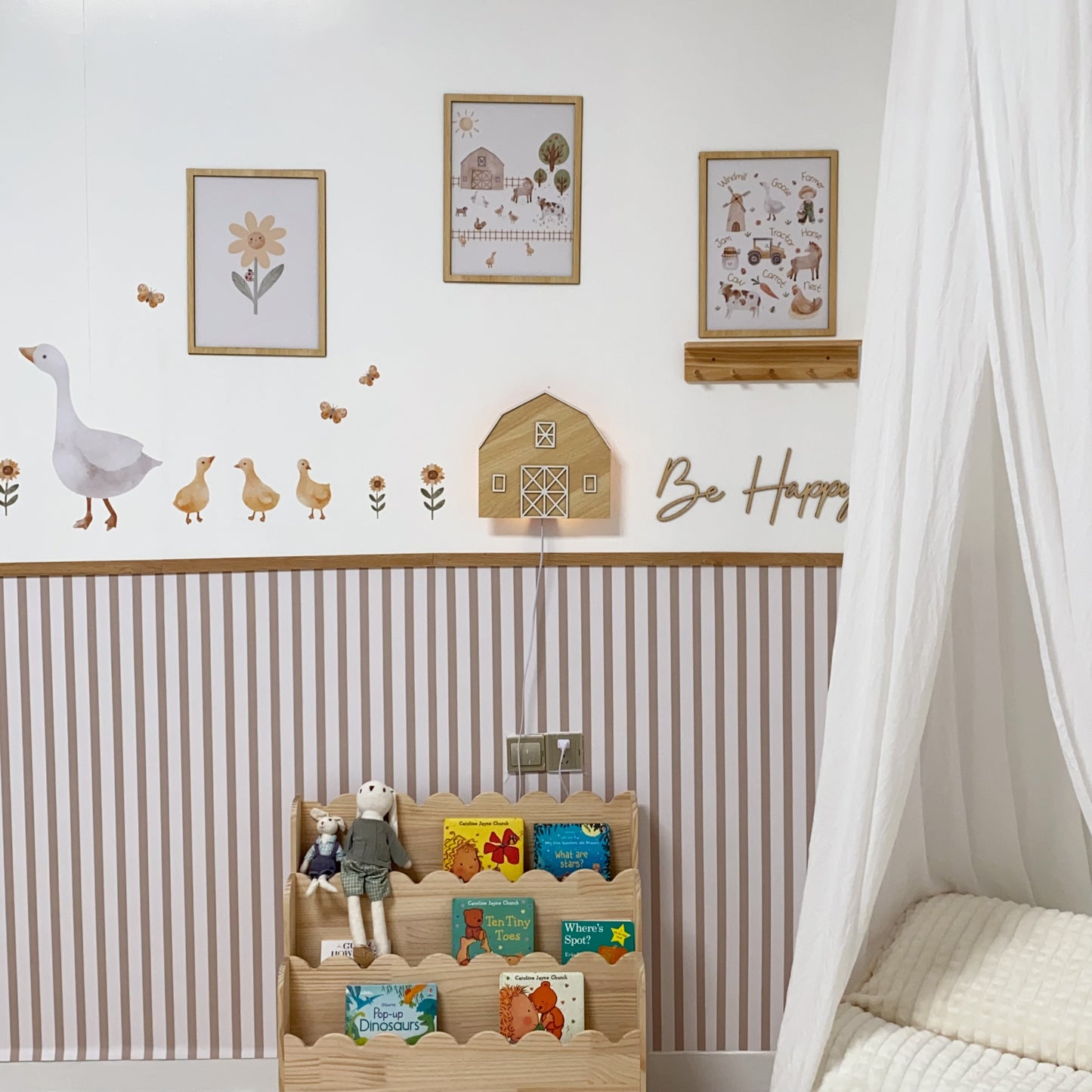 Farm Goose Nursery Peel and Stick Wall Decals | ZeekoHome