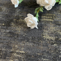 Special link-2 rolls Zeeko Black and Gold Textured Wallpaper Non Pasted 17.3"x 473" Vintage Metallic Wallpaper Textured Wall Paper Modern Luxury Contact Paper Non-Woven for Bedroom