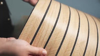 3D Foam Wood Slat Peel and Stick Wallpaper