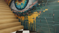 Abstract Street Art Wallpaper Mural